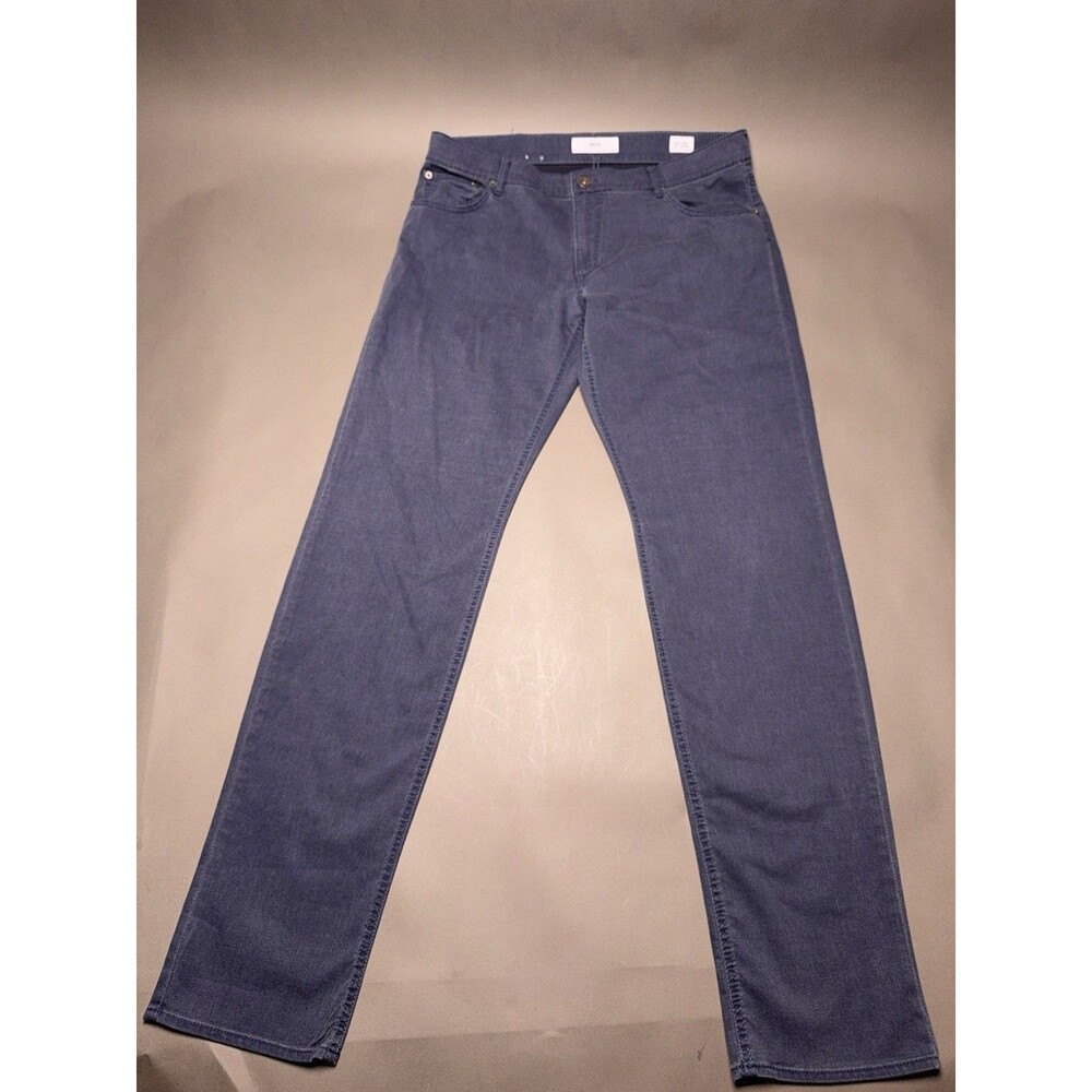 Brax Jeans Mens 36x34 Blue Chuck Modern Straight Stretch Denim Comfort